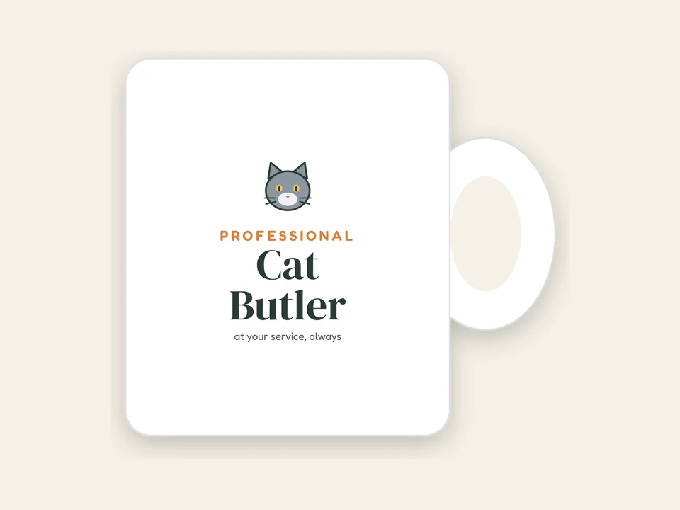 Professional Cat Butler Mug